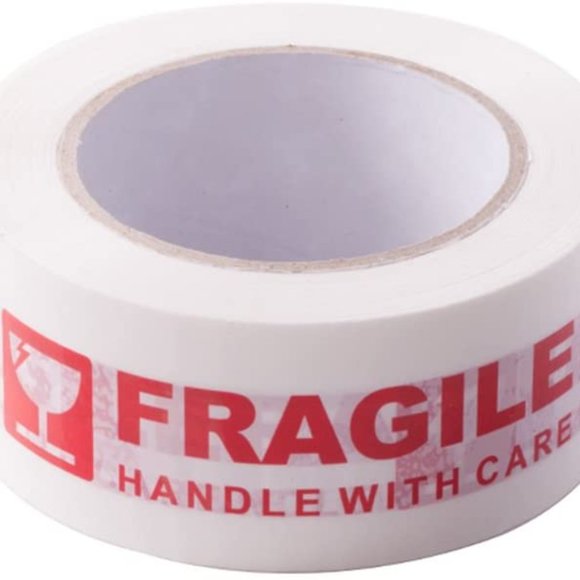 Fragile - Handle with Care Printed Warning Tape (2" x 110 yard/330' each) - Picture 3 of 4